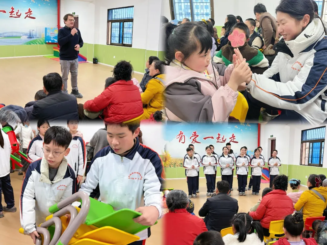 安庆市外国语学校师生走进沐阳之家开展学雷锋志愿活动